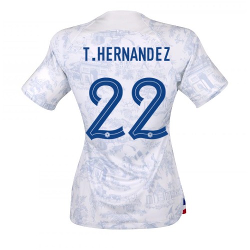 Francuska Theo Hernandez #22 Gostujuci Dres za Ženska SP 2022 Kratak Rukav